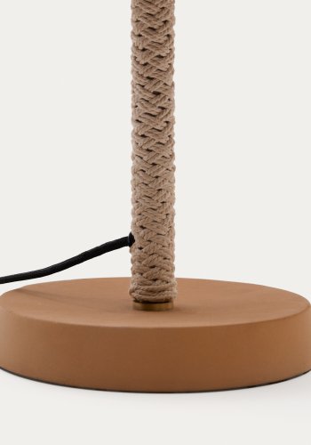 KAVE HOME Arinda bordlampe i terracotta