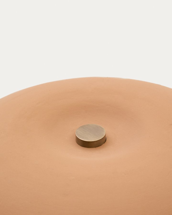 KAVE HOME Arinda bordlampe i terracotta