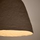 KAVE HOME Lisora loftslampe i brun papmaché Ã˜25cm