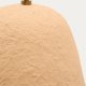 KAVE HOME Lisora loftslampe i beige papmaché Ã˜35cm