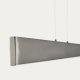 KAVE HOME Boadella loftlampe - slv brstet aluminium