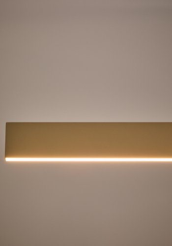 KAVE HOME Boadella loftlampe - beige aluminium