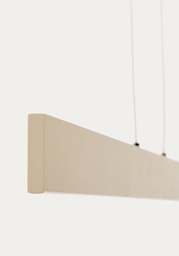 KAVE HOME Boadella loftlampe - beige aluminium