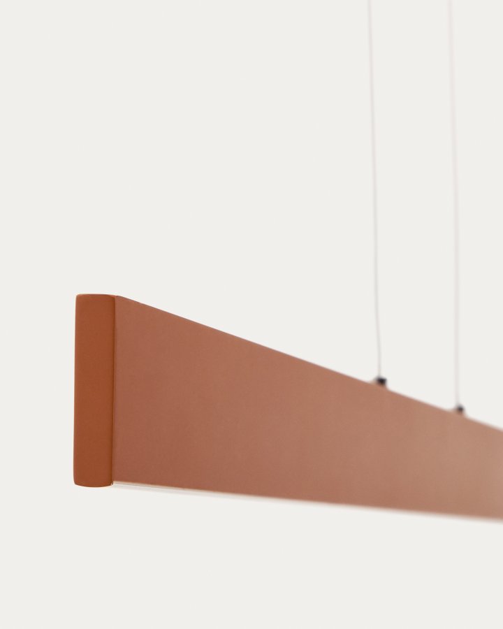 KAVE HOME Boadella loftlampe - terracotta aluminium