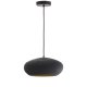 KAVE HOME Inda metalloftslampe i sort finish, 30 cm