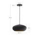 KAVE HOME Inda metalloftslampe i sort finish, 30 cm
