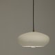 KAVE HOME Inda metalloftslampe i hvid finish, 30 cm