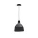 KAVE HOME Amire loftlampe, rund - sort tr (21)