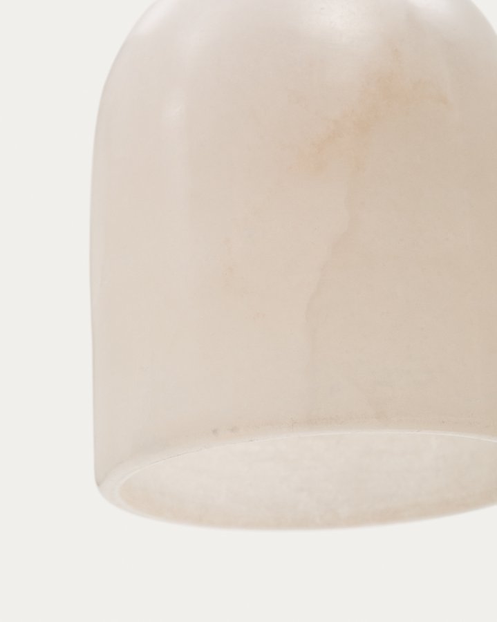 KAVE HOME Shenli loftlampe i alabast, 15 cm