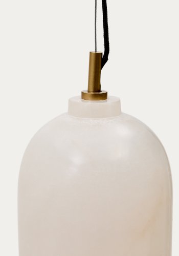 KAVE HOME Shenli loftlampe i alabast, 15 cm