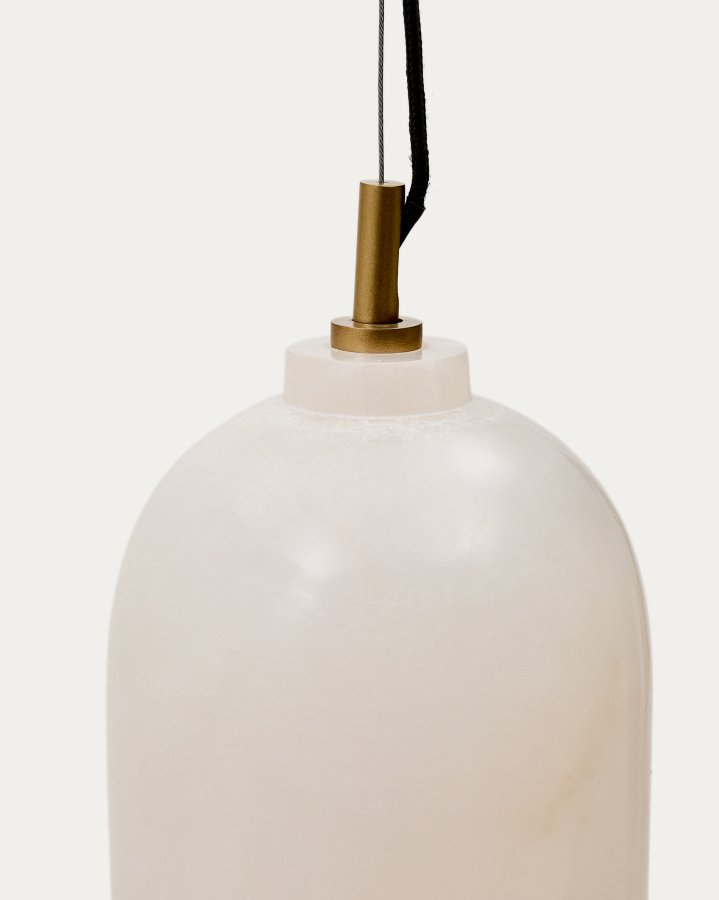 KAVE HOME Shenli loftlampe i alabast, 15 cm