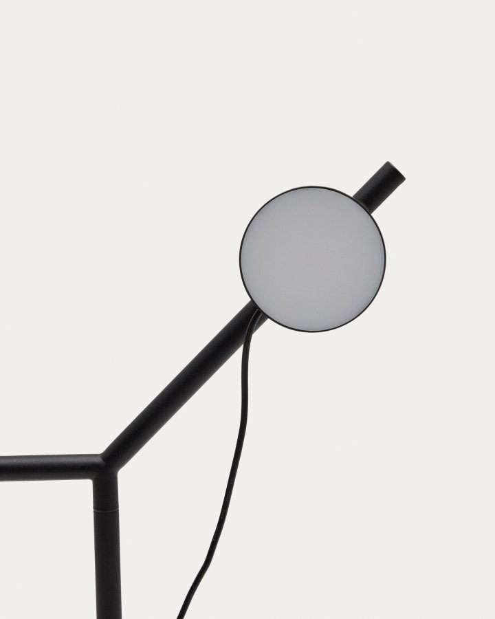 KAVE HOME Orey sort metal bordlampe med multi-position spotlight