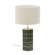 KAVE HOME Rue grn keramisk bordlampe