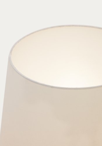 KAVE HOME Marga gulvlampe i massivt tr med naturlig finish