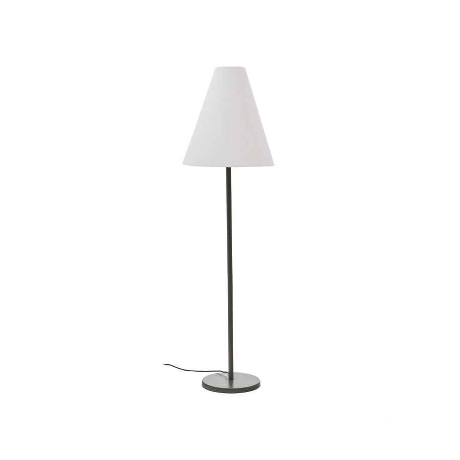 KAVE HOME Navat gulvlampe med metalfod i grnmalet finish