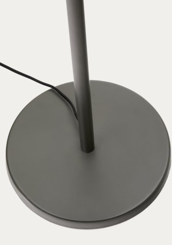 KAVE HOME Navat gulvlampe med metalfod i grnmalet finish