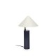 KAVE HOME Shiva bordlampe - hvid og bl jern