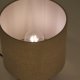 KAVE HOME Daeli keramisk bordlampe med orange finish og beige bomuld