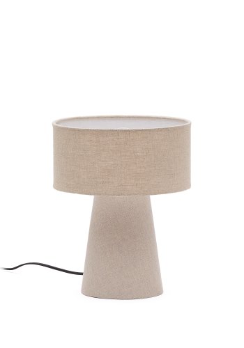 KAVE HOME Algaida bordlampe - gr stof