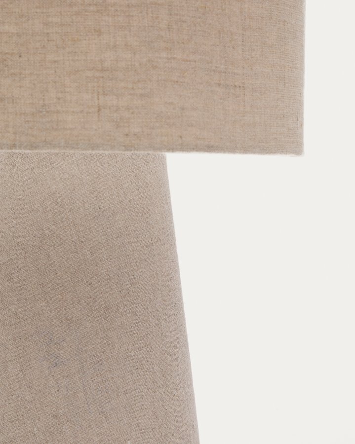 KAVE HOME Algaida bordlampe - gr stof