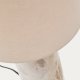 KAVE HOME Raze bordlampe i beige marmor med en beige skrm i hr