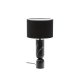 KAVE HOME Vex bordlampe i sort marmor med sort hrskrm