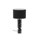 KAVE HOME Vex bordlampe i sort marmor med sort hrskrm