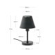 KAVE HOME Calina bordlampe - grn metal og sort marmor