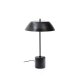KAVE HOME Sayra bordlampe lavet af sort marmor og metal i sortmalet finish
