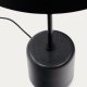 KAVE HOME Sayra bordlampe lavet af sort marmor og metal i sortmalet finish