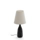 KAVE HOME Luvia bordlampe med trfod i sortmalet finish