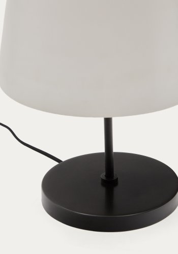 KAVE HOME Nefar bordlampe lavet af glaseret glas og zink