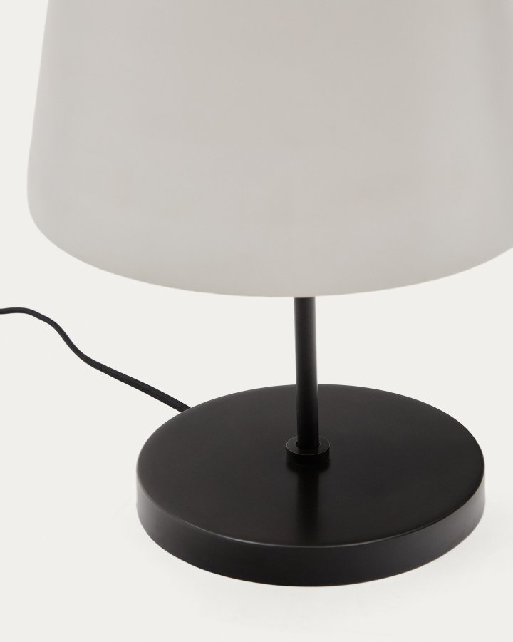 KAVE HOME Nefar bordlampe lavet af glaseret glas og zink