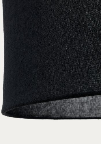 KAVE HOME Mariela loftslampeskrm i hr i sort finish  80 x 40 cm