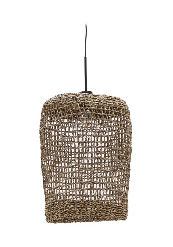 KAVE HOME Laiar loftlampeskrm i rattan i naturlig finish 27 cm