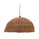 KAVE HOME Jornets loftlampeskrm i rattan i naturlig finish  80 cm