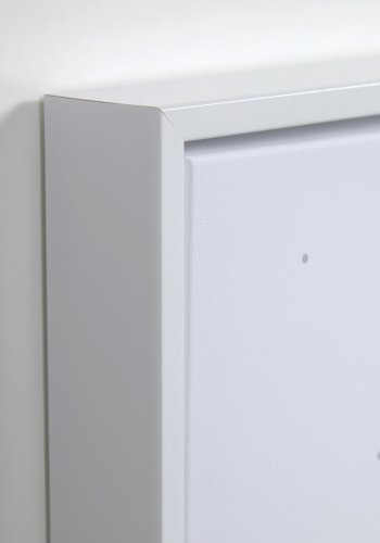 KAVE HOME Ludmila billede - gr kanvas og MDF (st af 2)