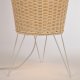 KAVE HOME Kamaria bordlampe - natur rattan og metal