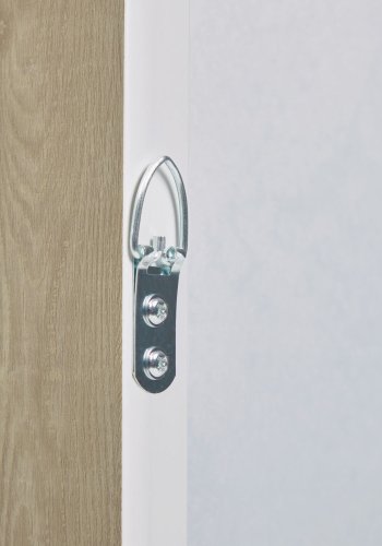 KAVE HOME Malvern billede - grn og hvid lrred og polystyren (70x50)