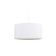 KAVE HOME Santana loftlampe, m. diffuse - hvid stof og PVC (40)