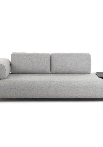 KAVE HOME Compo bakke, stor - sort MDF og stl