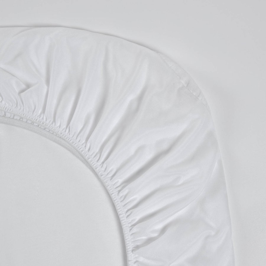 KAVE HOME Jasleen madrasbeskytter - hvid bomuld (170x140)