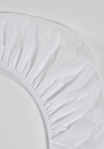 KAVE HOME Jasleen madrasbeskytter - hvid bomuld (170x140)