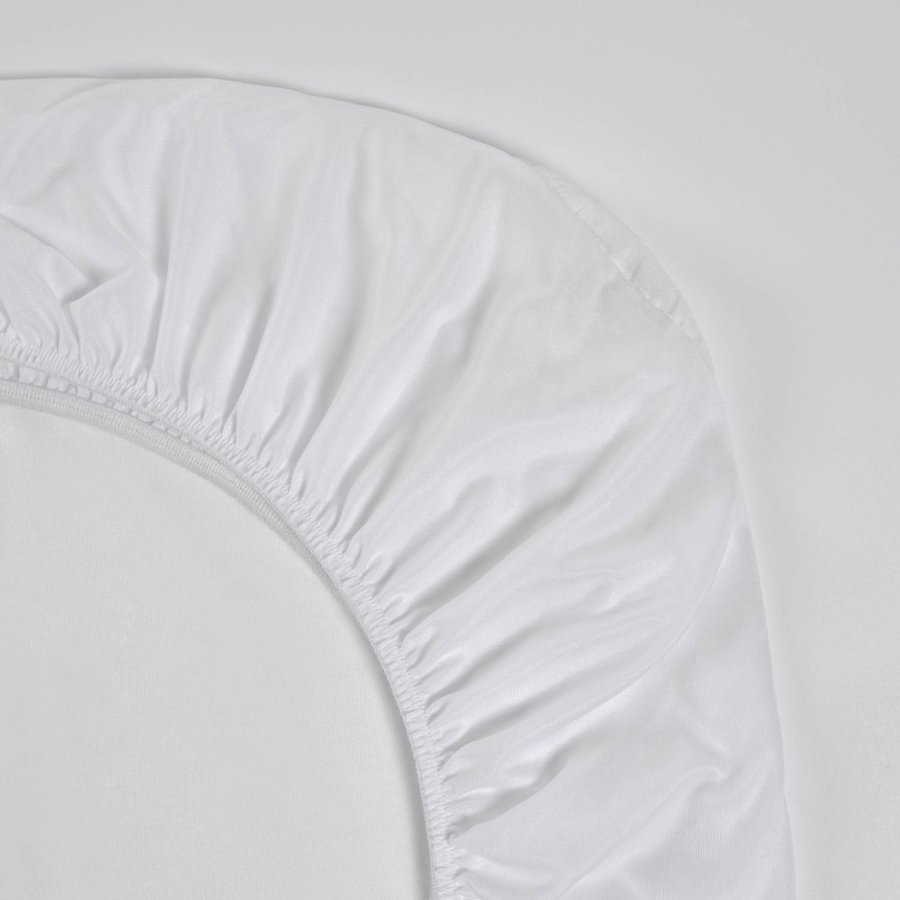 KAVE HOME Jasleen madrasbeskytter - hvid bomuld (170x140)