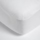 KAVE HOME Jasleen madrasbeskytter - hvid bomuld (170x140)