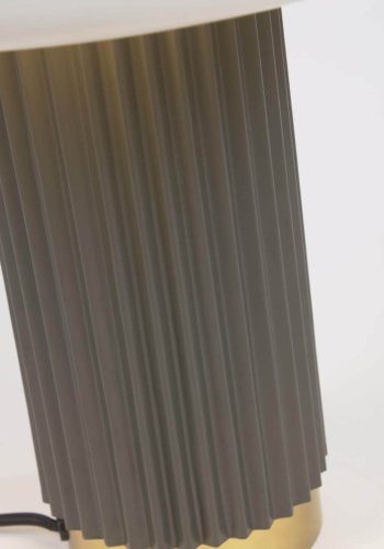 KAVE HOME Serenella bordlampe - hvid, grn og guld metal