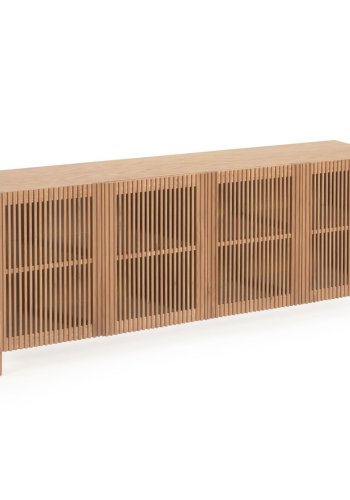 KAVE HOME Beyla sknk, m. 4 lger og 2 hylder - natur egefinér og egetr