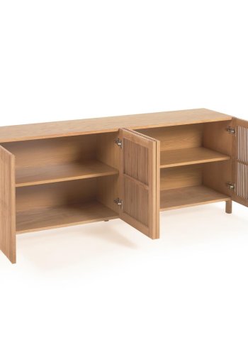 KAVE HOME Beyla sknk, m. 4 lger og 2 hylder - natur egefinér og egetr