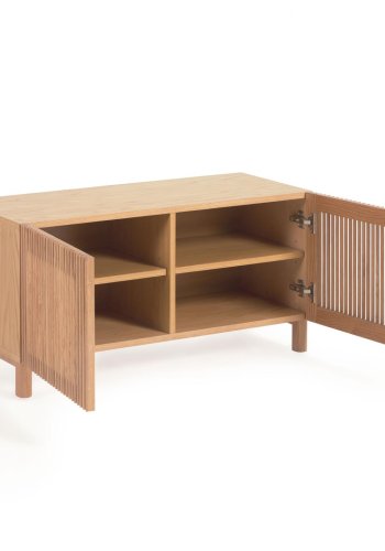 KAVE HOME Beyla skoskab, m. 2 lger og 2 hylder - natur egefinér og egetr