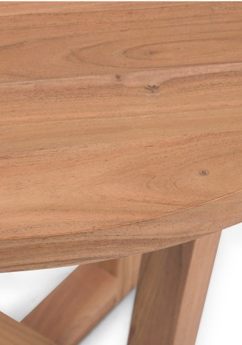KAVE HOME Nahla spisebord, rund - natur akacietr (90)